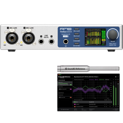 RME Fireface UCX II Desktop 20x20 Audio Interface w/ Calibration Software KIT
