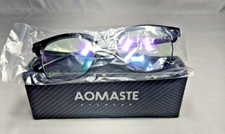 Blue Light Blocking Glasses - Vintage Round Half Frame - Clear Lens Black Frame
