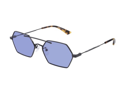 MCQ Alexander Mcqueen Occhiali da Sole MQ0227SA 004 nero viola 58 mm | eBay