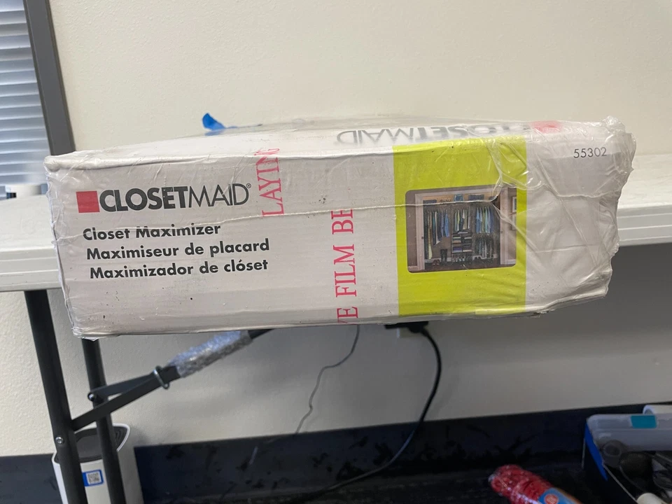 ClosetMaid Closet Maximizer Organizer Shelves Clothes Racks Brown NIB - Image 2 of 4