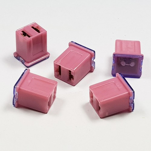 J CASE JCASE FUSES 30 A AMP 30A PINK LOW PROFILE FEMALE PUSH IN