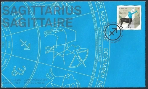 Canada - FDC - 2457  - Signs of the Zodiac Sagittarius - 2013