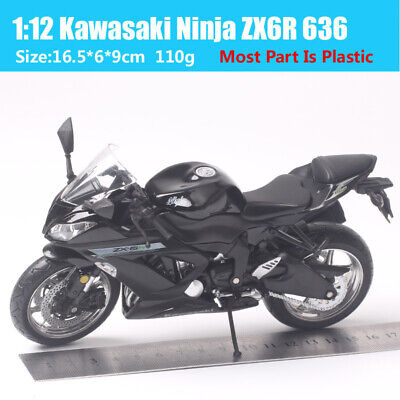 Skynet 1/12 Finished Model Bike Kawasaki Ninja Zx-6r 2014 Black 