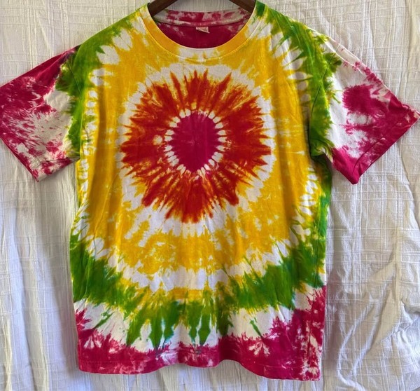 Handmade Tie Dye T-Shirt Size M