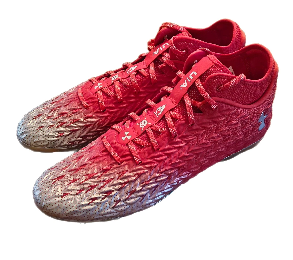 Under armour Red 13 US Football Shoes & Cleats for Men for  display picture 1