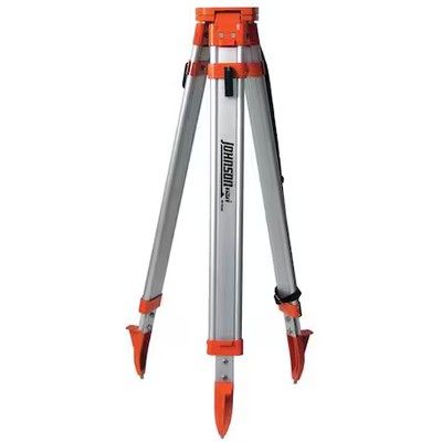 Johnson Level & Tool 40-6335 Tripod, 5/8-11, 48 To 60 In L, Aluminum