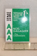 Noel Gallagher +Courteeners Royal Albert Hall 2010 AAA Pass Teenage Cancer Trust