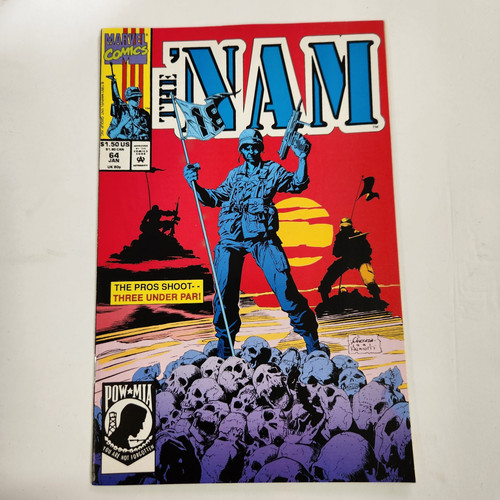 Nam 1, 3-7, 9-11, 29, 37, 38, 49, 62-64 lotto di 16 fumetti Marvel ottime condizioni 1986 - Foto 19 di 19