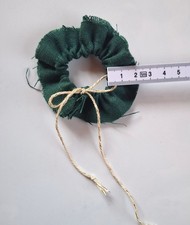 Halskrause, Kragen, aus Leinen f&uuml;r Teddy oder Puppen, ca. 2,0 cm breit