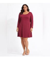 NEW Old Navy Women’s Scarlet Fit & Flare Rib-Knit Sweater Dress 759155 Size XL