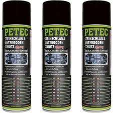 3x 500ml PETEC STEINSCHLAG & UNTERBODENSCHUTZ...