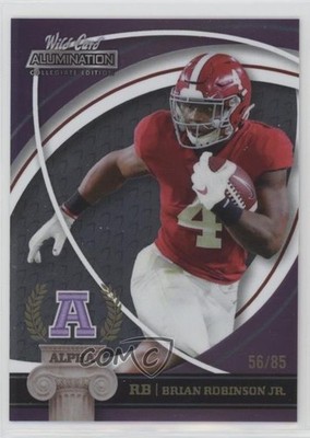 2021 Alumination NIL Collegiate Edition Purple 56/85 Brian Robinson Jr 0q1p