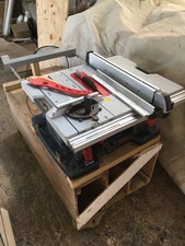 Bosch table saw (GTS 10XC Professional) with accessories