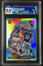 TOM BRADY HGA 9.5 2020 PANINI DONRUSS OPTIC #DT-22 SUPER BOWL DOWNTOWN PRIZM SSP
