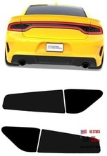 Compatible with 2015-2023 Dodge Charger Tail Light Tint Kit precut Dark Black