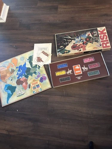 Vintage (1975) Parker Brothers Risk Board Game, Original Box, Complete