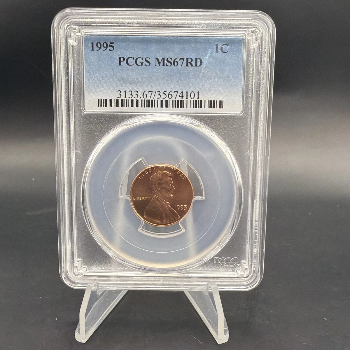 PCGS Certified MS 67 Graded 1995 Lincoln Memorial Small Cents