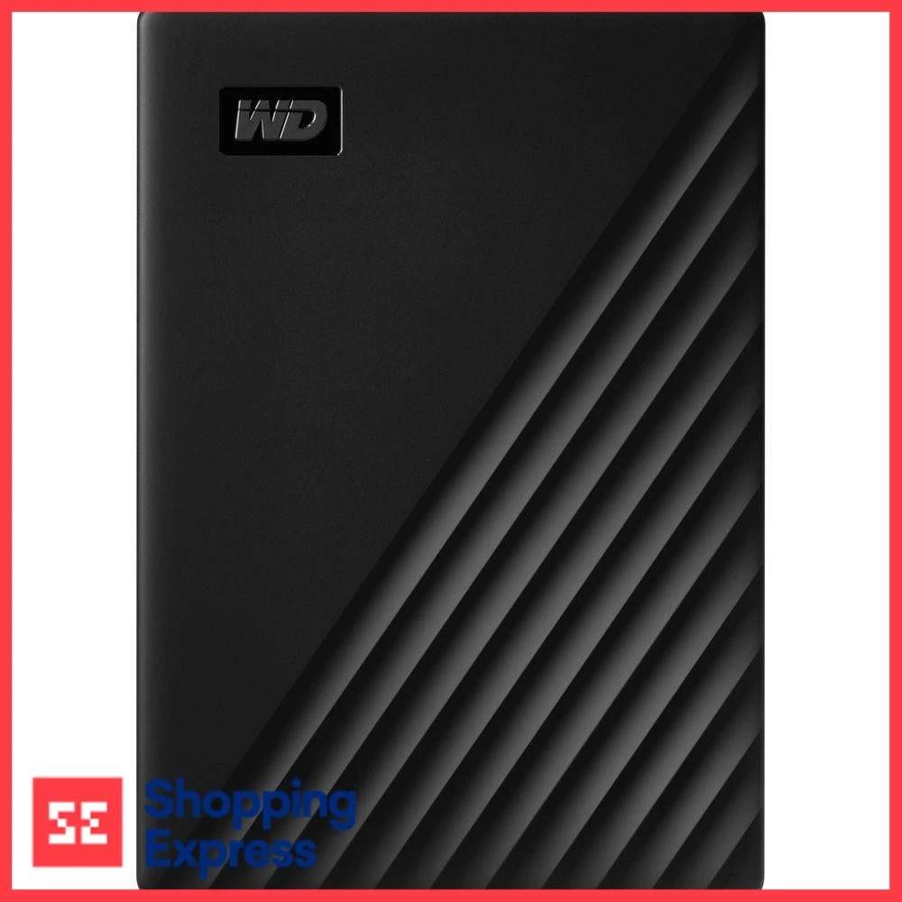 WD My Passport 6TB Black 5Gb/s Micro-B USB 3.2 Gen 1 Portable Hard Drive