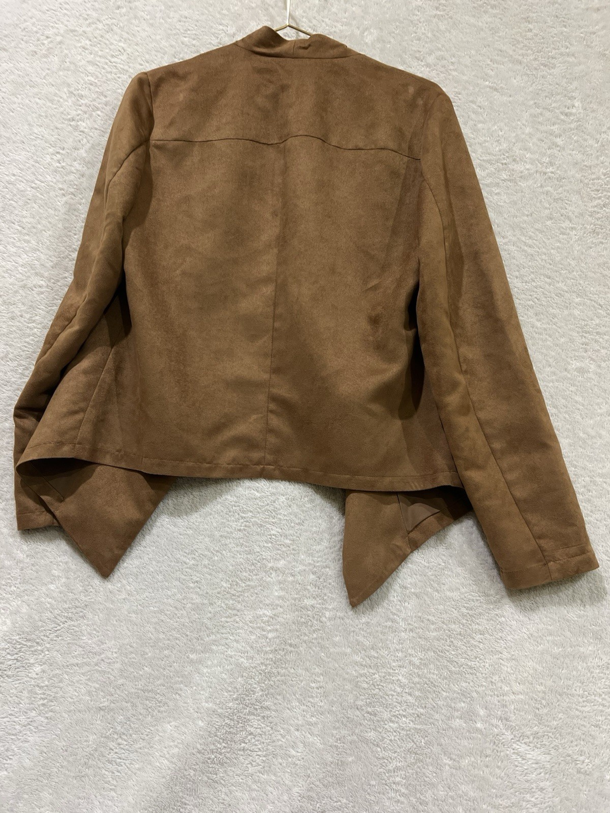 Mossimo brown thin fall blazer jacket size medium - image 4