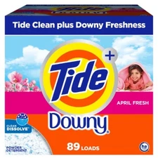 Tide + Downy April Fresh HE Deep Cleaning Concentrated Laundry Detergent Powder