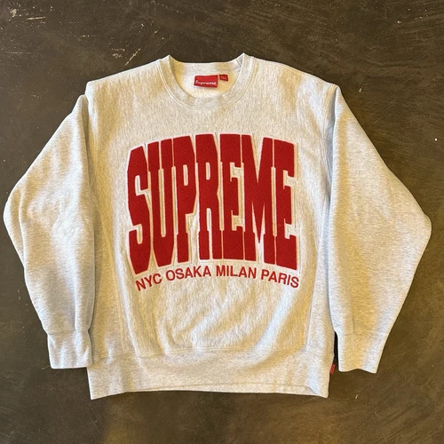 Sweat col rond FW21 Supreme Cities Arc taille M