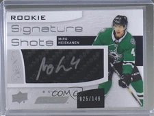 2018-19 Upper Deck Engrained Rookie Signature Shots /149 Miro Heiskanen Auto RC