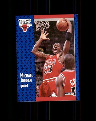 1991-92 Fleer #29 Michael Jordan Bulls (T)