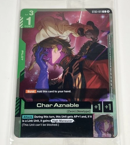 Gundam Card Game GCG Regional Promo Char Aznable 2026 Sealed Pack Top 32