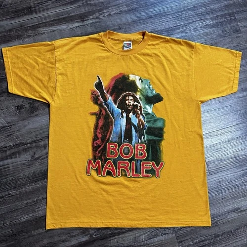 Bob Marley Rap Tee Shirt Men's Size XL Vintage 90s Y2K Regga 1990s vintage concert t-shirt, vintage, size XL, single stitch, B+ condition