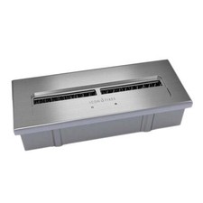 Icon Fires Milieu De L'Année Brûleur en Acier, Combustion De À 10 Heures, 6,5 Kw