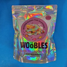 The Woobles Learn to Crochet Kit for Beginners Boogie Bjorn The Narwahl - New