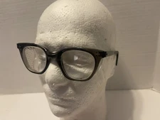 Vintage Jackson SAFETY GLASSES Black Clear Lenses Side Shields Adjustable