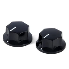 10pcs Vintage Knob Guitar Tube AMP Bass Effect Pedal Solid Shaft 6mm 23.2x15mm