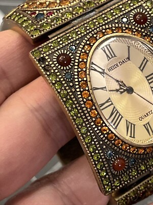 Heidi Daus Once Upon A Time Multi Color Panel Wide Watch  display picture 3