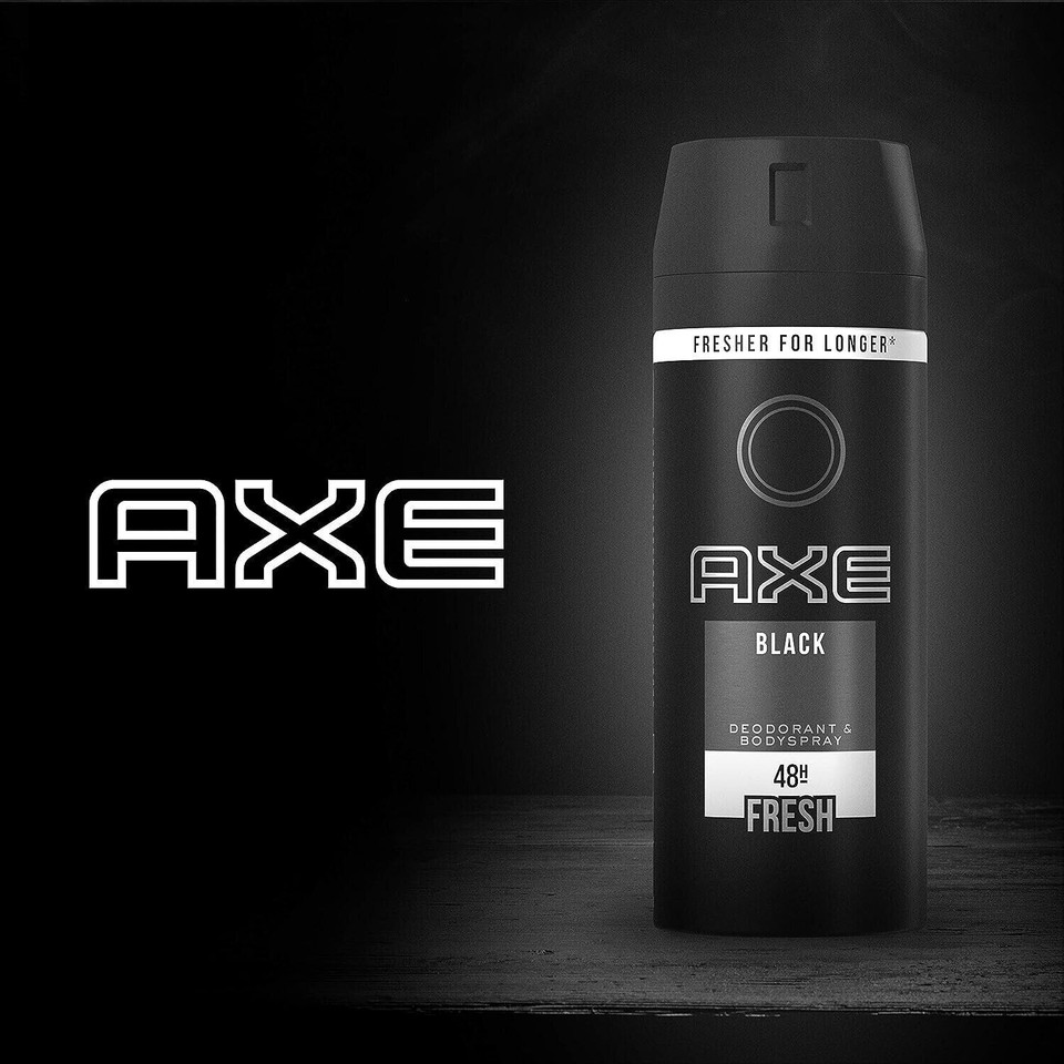 2 x Axe Deodorant Black 48 Hour Fresh 2 x 150ml Cans eBay