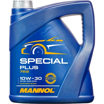 4 Litre Special Plus 10W-30 huile moteur Api Sn Acea A3/B4 7512 Synthetic - Photo 1/2