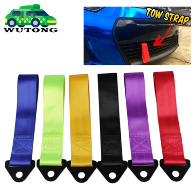 Universal JDM Racing Car Tow Strap Belt Towing Hook Rope High Strength Nylon