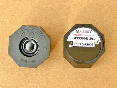 2 Stück MSS300R - Mallory Sonalert Buzzer / Alarmgeber
