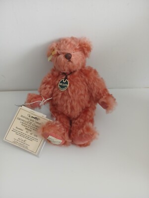 VINTAGE - 9'' Soft TEDDY BEAR - Marie 32/250 - DEAN'S CLUB LIMITED EDITION COA