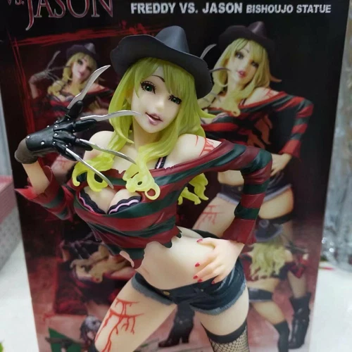 Película de Terror Freddy Vs Jason Bishoujo Estatua Anime Figura de Acción Modelo Caja de Juguete - Imagen 1 de 5