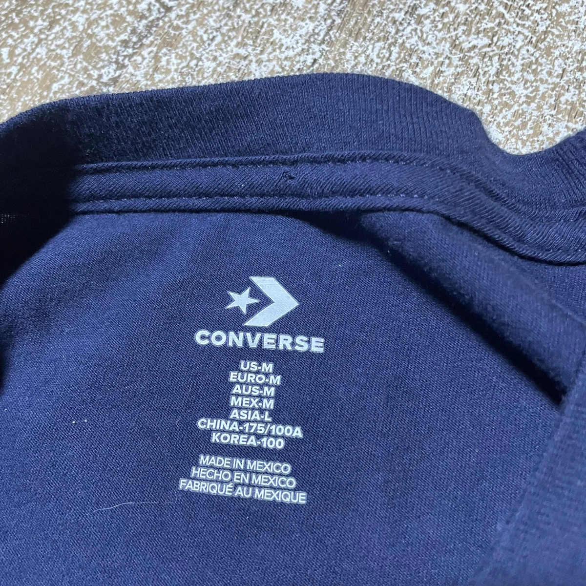Converse t sales shirt mens 2016