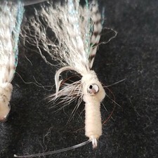 SALTWATER FLY FISHING FLIES BONEFISH MISSING LINK SHRIMP SIZE 4 CUSTOM TIED TAN