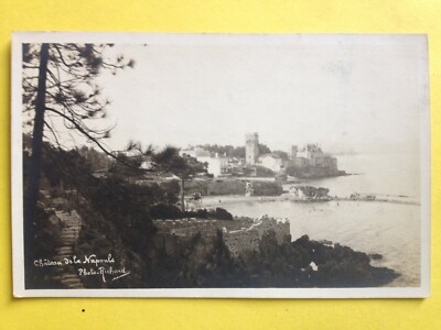 Old postcard PHOTO CARD Richard 06 - MANDELIEU la NAPOULE Le CHÂTEAU Castle Burg