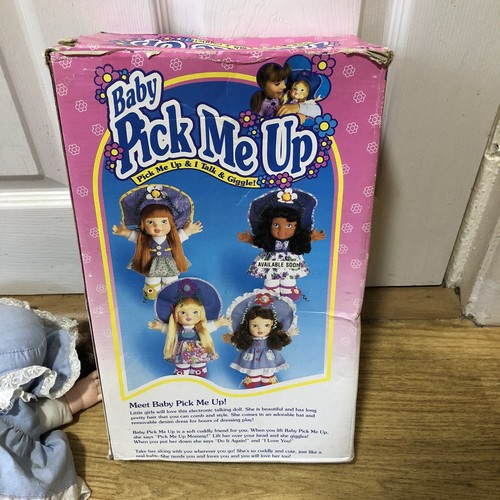 Vintage Baby Pick Me Up Doll Blonde Interactive Works 1997 *Box Damaged* - Picture 8 of 12