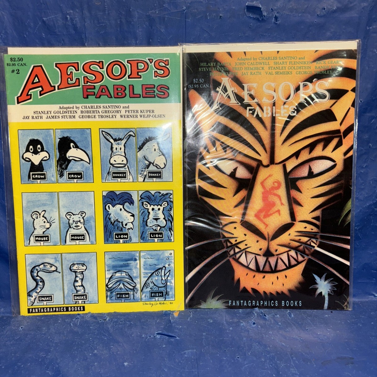 AESOP'S FABLES #1 & #2 FANTAGRAPHICS COMICS 1991 | eBay