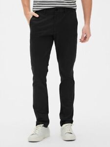 Gap Men's Black Original Skinny Fit Khakis GapFlex Pants Size 29 x 30 | eBay