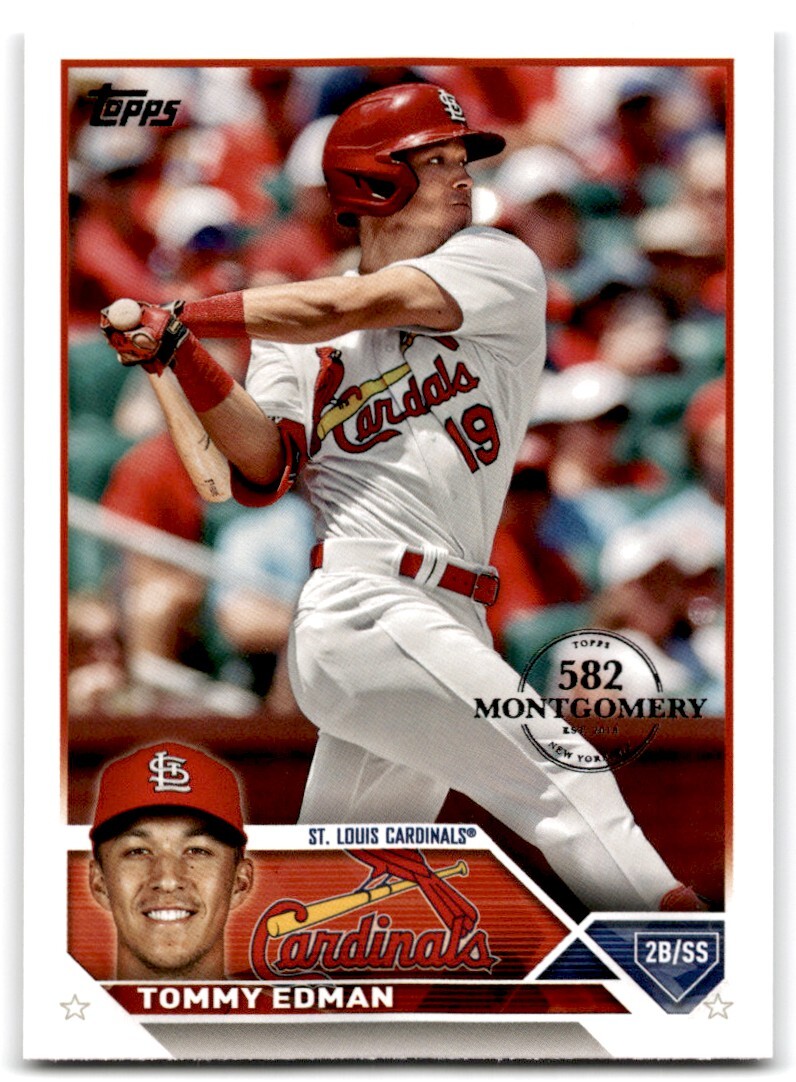 2023 Topps 582 Montgomery Club Tommy Edman St. Louis Cardinals