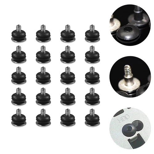  20 Pcs Hard Disk Screw Rubber Ring Mother Board Ssd Computer Drive
