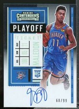 Theo Maledon AU 2020 Contenders Photo Variation Autographs Playoff Ticket #118 