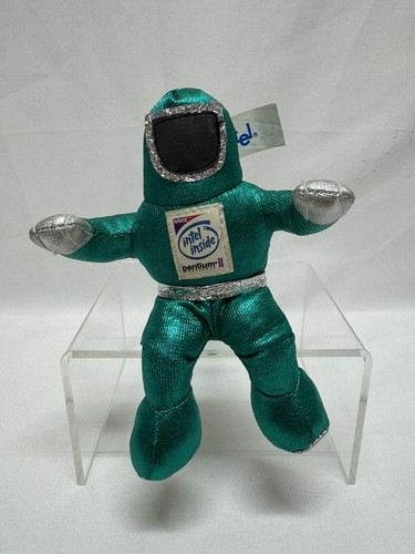 Intel Inside 1997 Pentium II Green Moon Bunny Space People 4